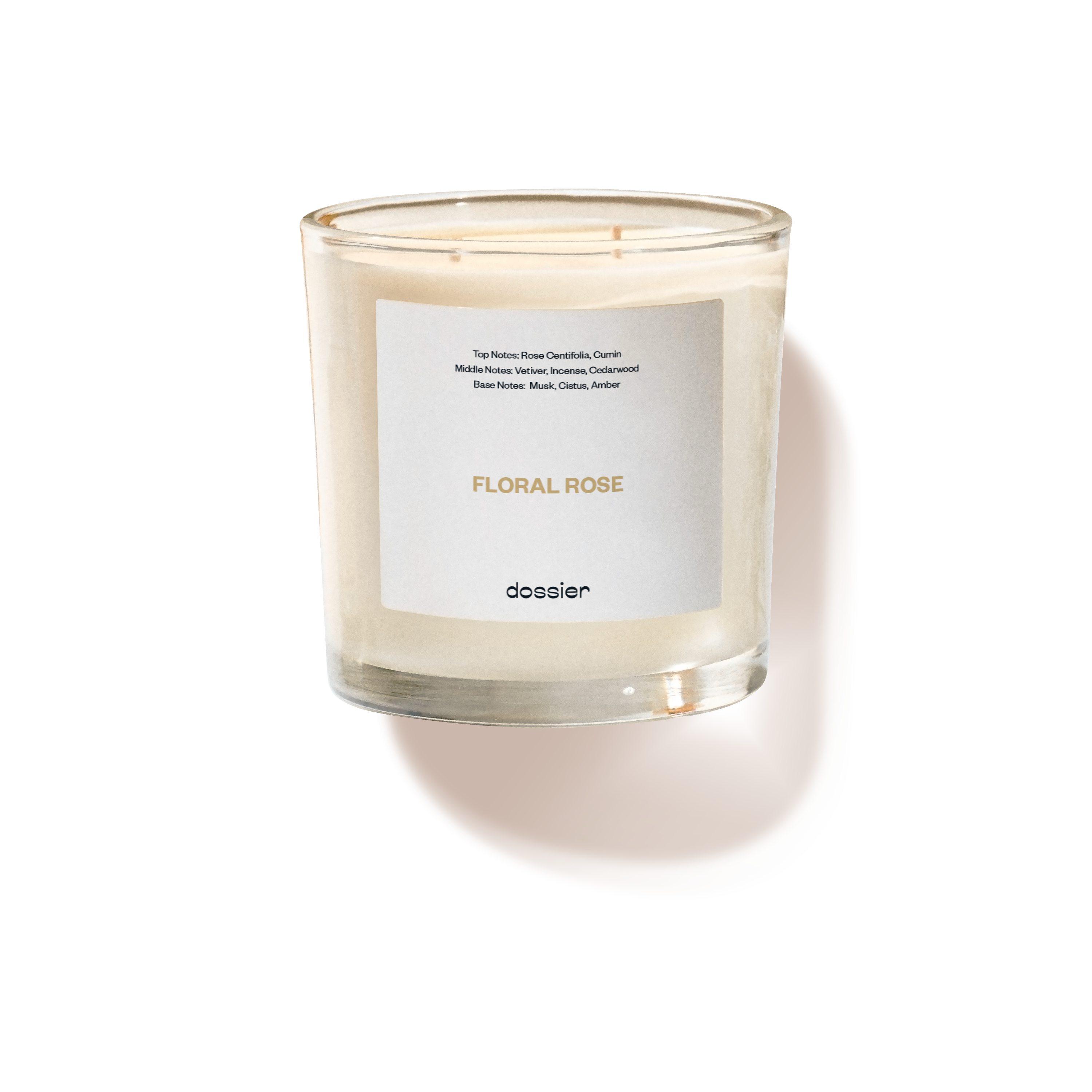 Floral Rose Candle